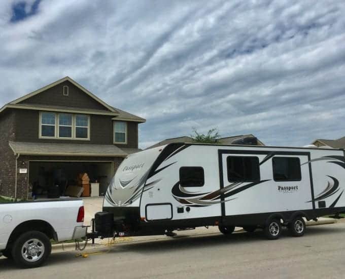Full time rv life: moving our stuff from the house to travel trailer