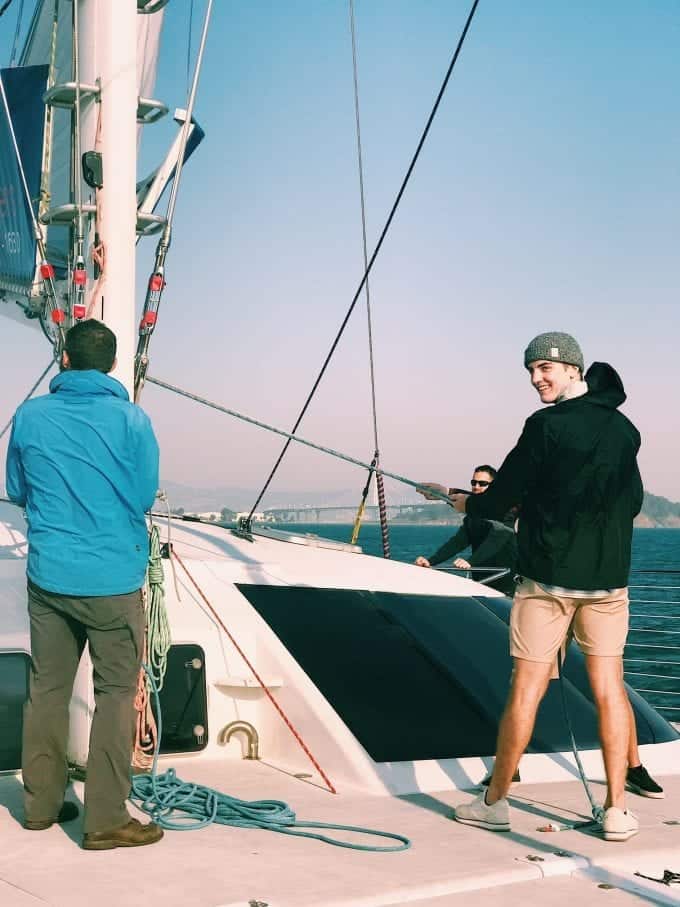 Sailing with Adventure Cat in San Francisco