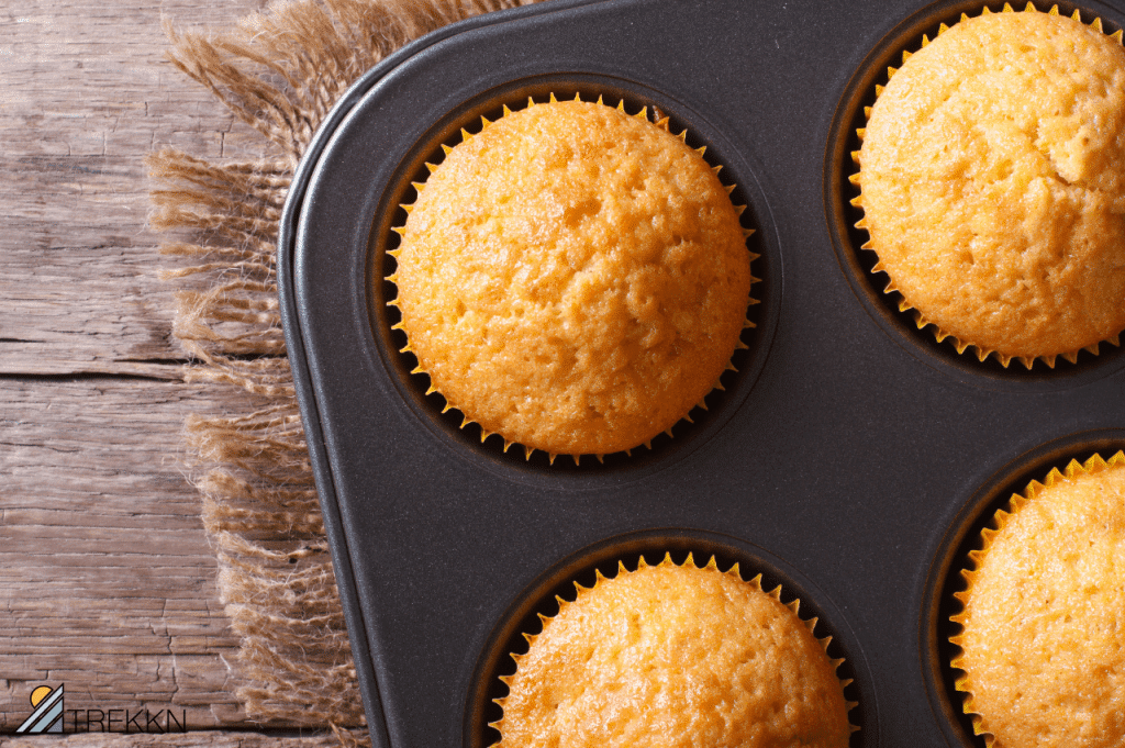 Corn muffins in a muffin tin, one of my kitchen items for RV Life
