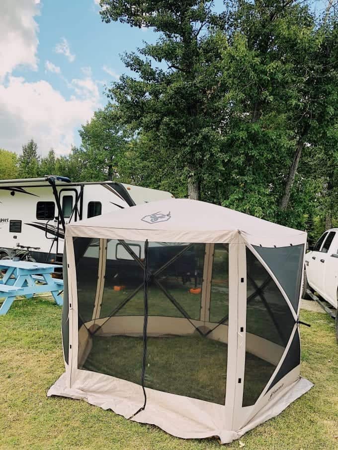 Top 5 RV Camping Accessories for Hard Core RVers: popup tent