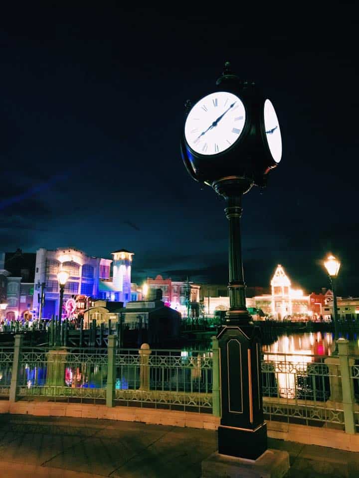 Universal Studios Orlando at night