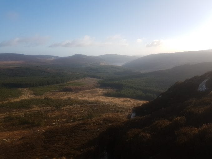 Wicklow Mountains National Park in Ireland