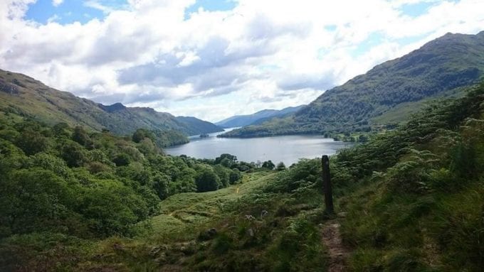Loch Lomond and the Trossachs National Park in Scotland
