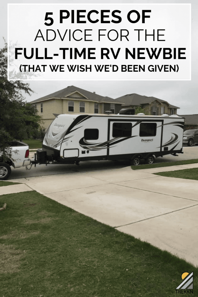 5 pieces of advice for the RV newbie