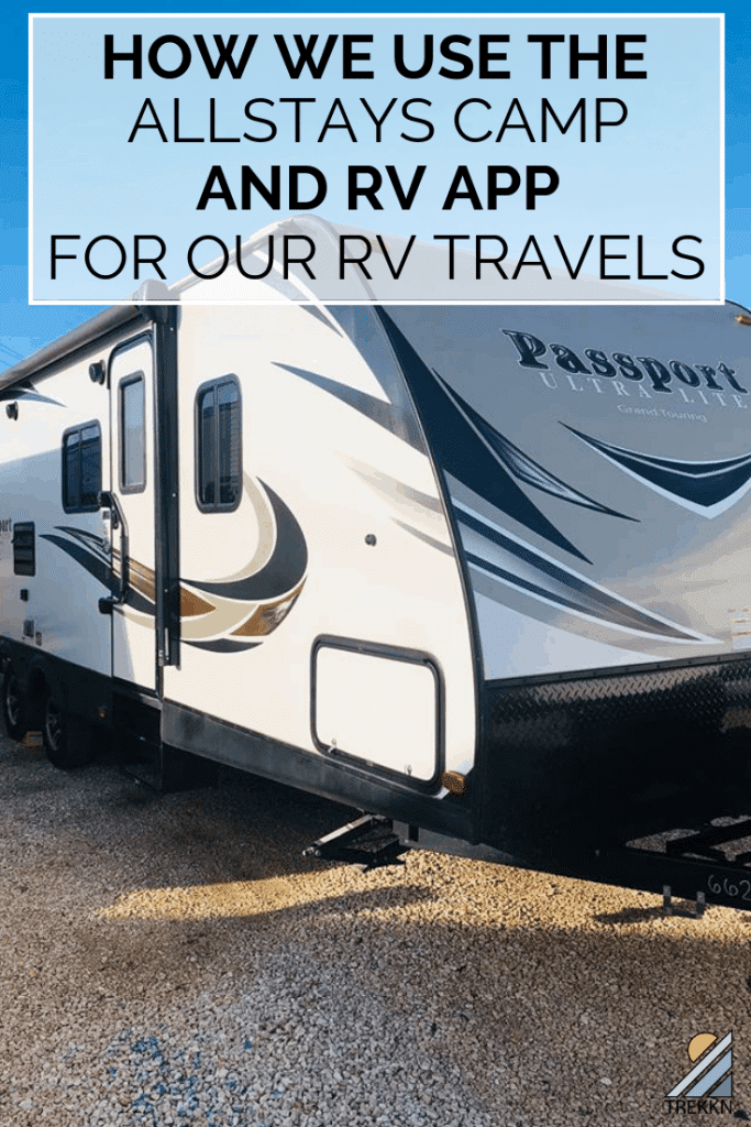 How we use the AllStays Camp and RV app