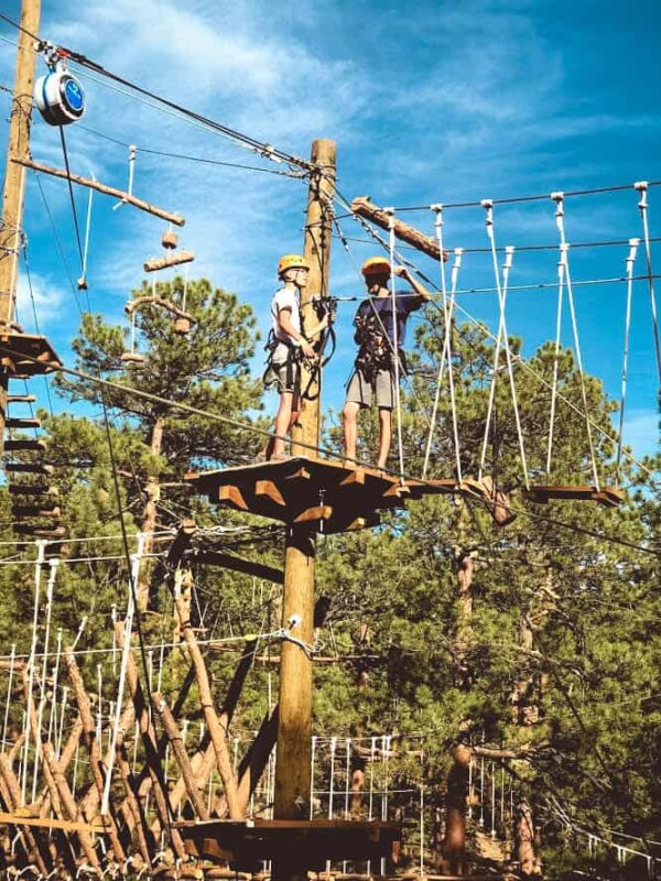 Family Fun Treetop Adventures in Bailey, Colorado