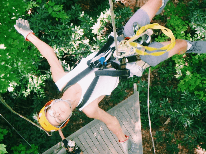 ziplining in asheville