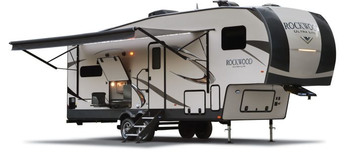 small 5th wheel trailer from Rockwood