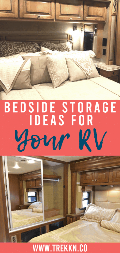Bedside storage ideas for your RV