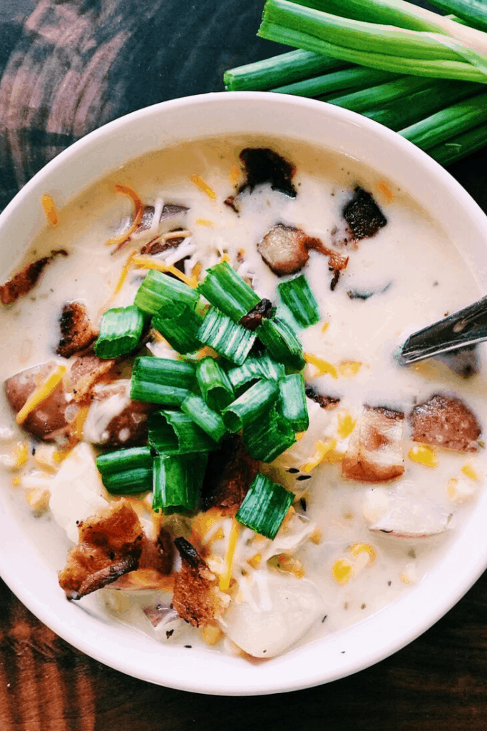 Instant Pot Potato Corn Chowder Recipe