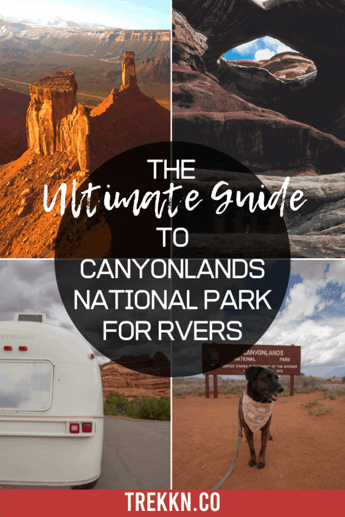 canyonlands national park utah rving