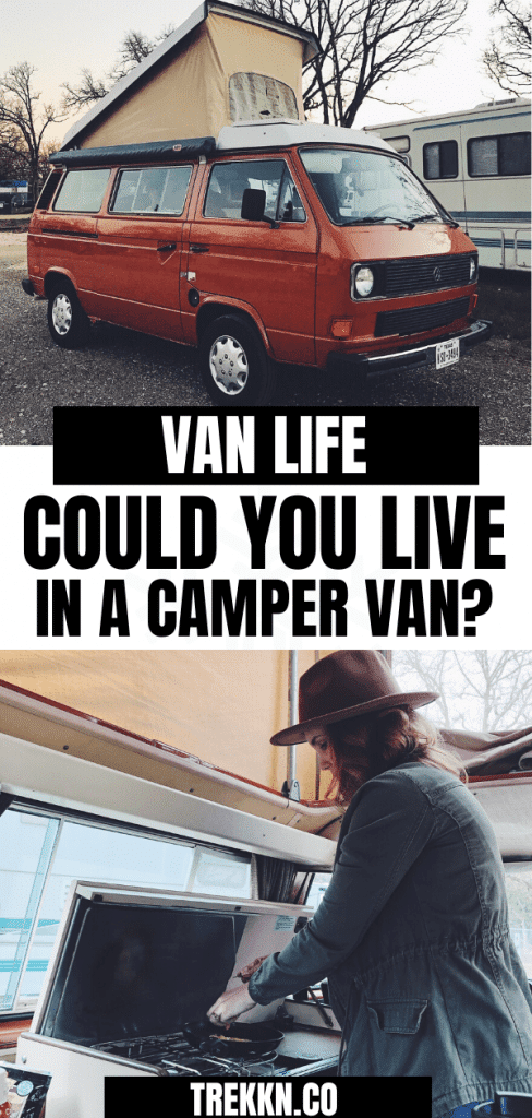 Could you live full-time in a camper van?