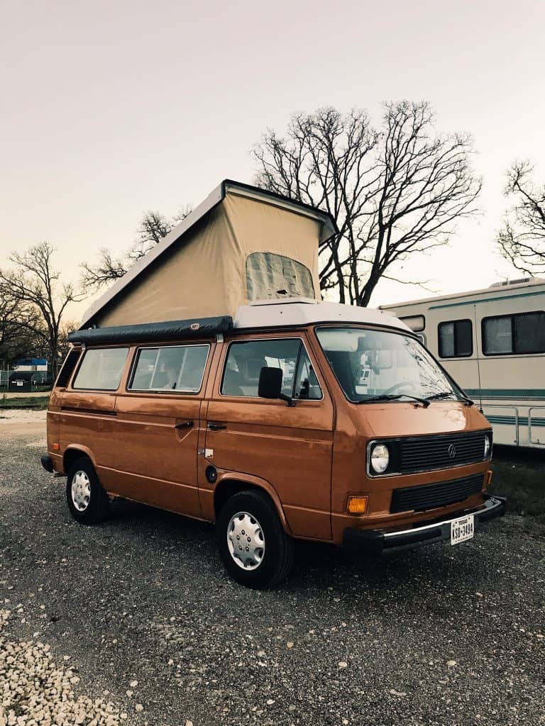 Renting a camper van