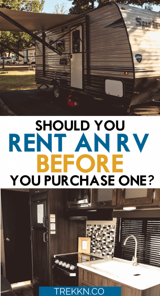 Should you rent an RV before buying one?