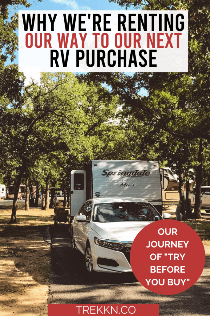 Renting an RV Before Buying