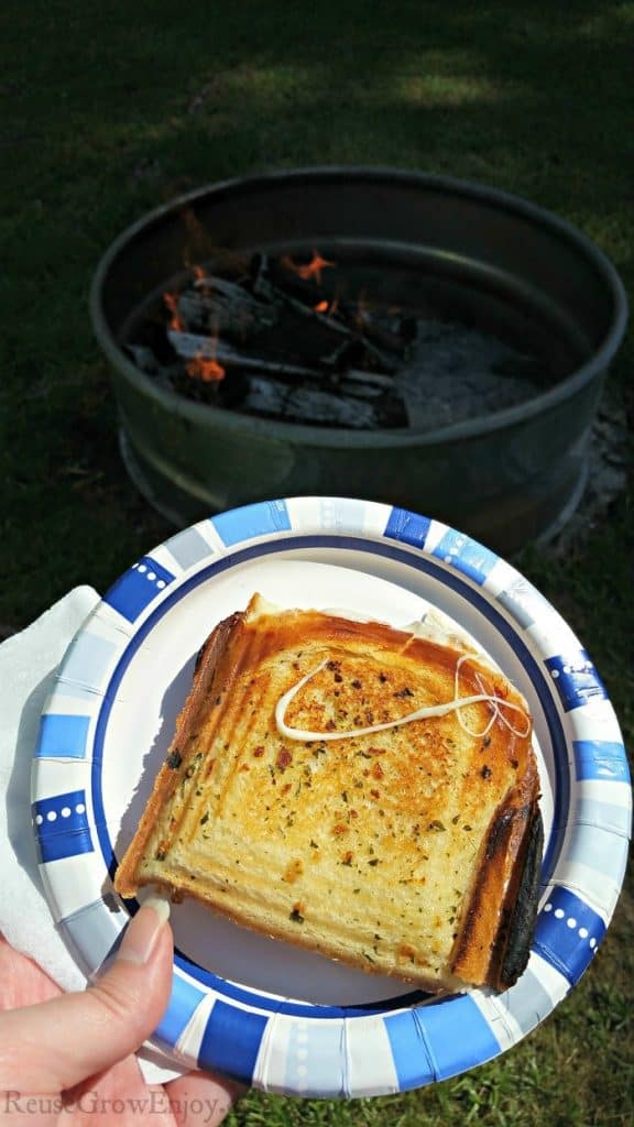 Grilled Cheese Pie Iron Recipe