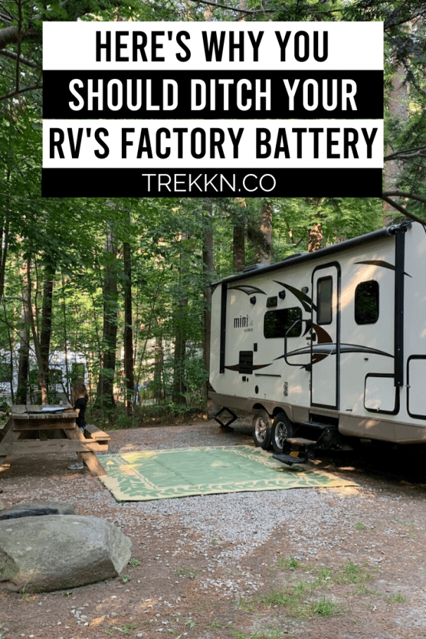 Why you should replace your RV's factory battery