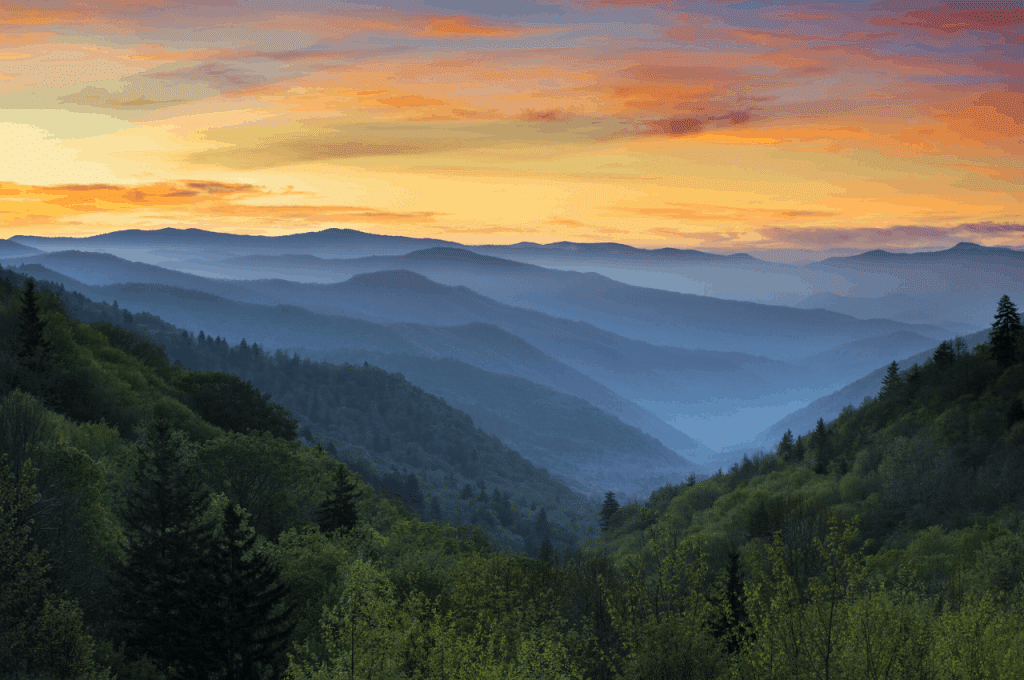 View of Great Smoky Mountains