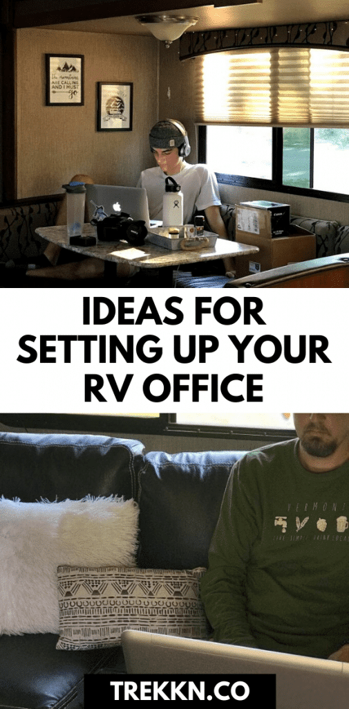 RV office set up ideas