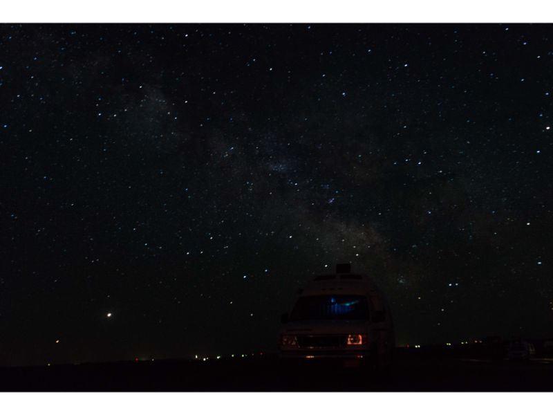 Stargazing in Badlands National Park