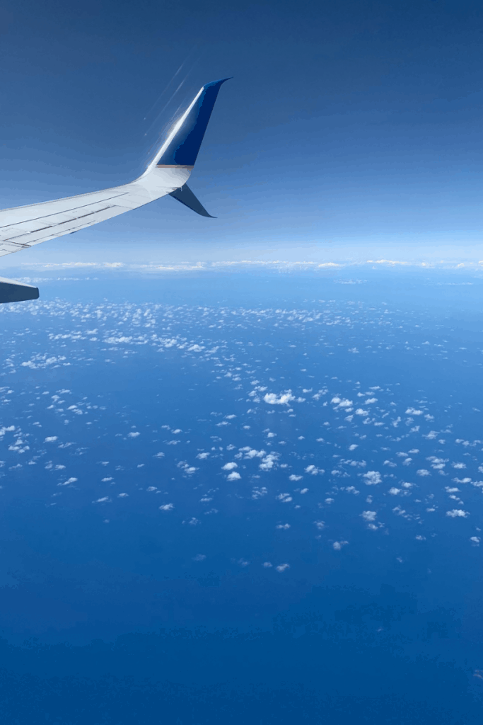 Flying to Hawaii