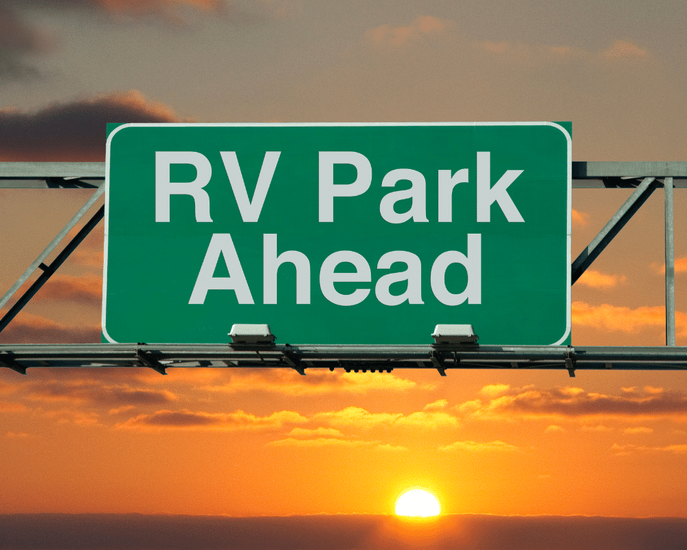 rv park sign