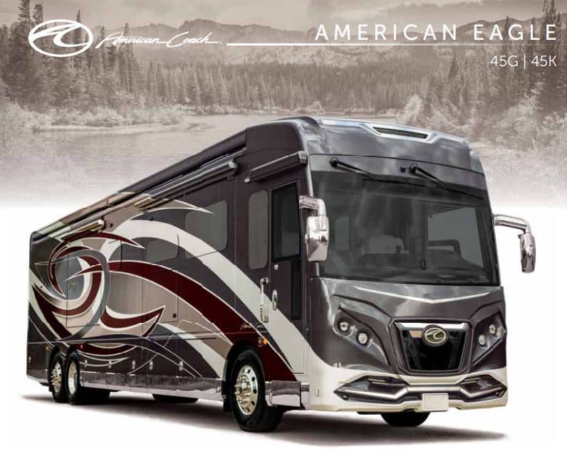American Eagle Class A Motor Coach Luxury RV