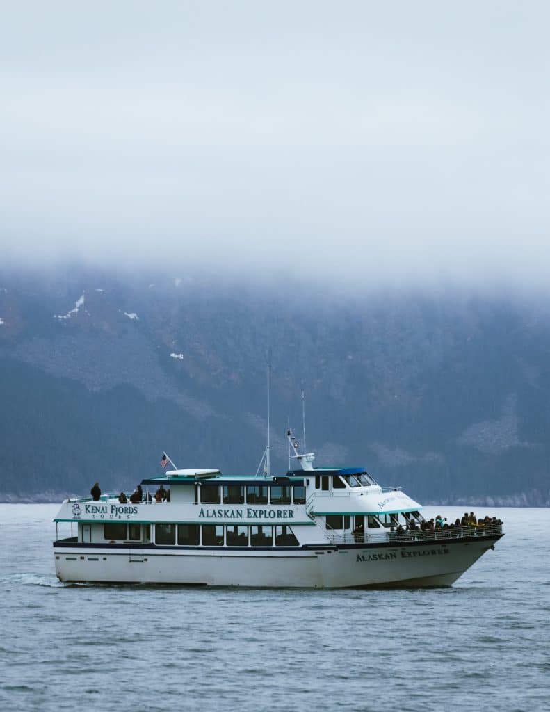 The Alaskan explorer boat from Kenai Fjords Tours