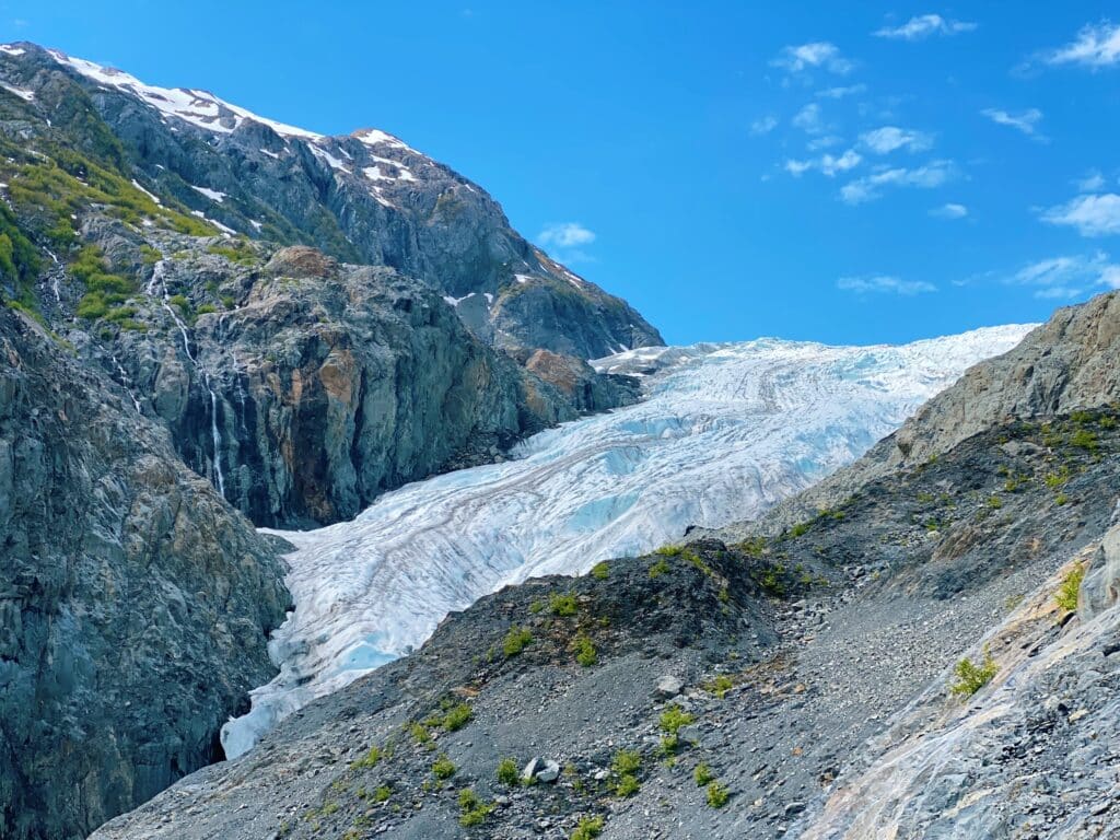 exit glacier in kenai fjords national park