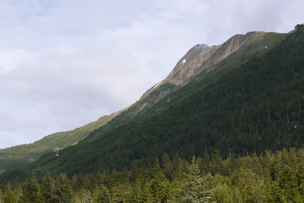 The views in Girdwood Alaska