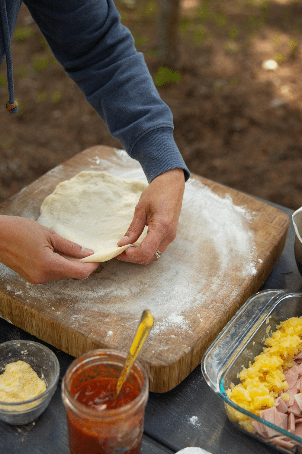 How to Make Campfire Pizza from Scratch - Fresh Off The Grid