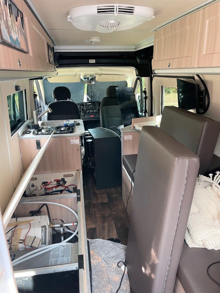 dealing with repairs on a campervan