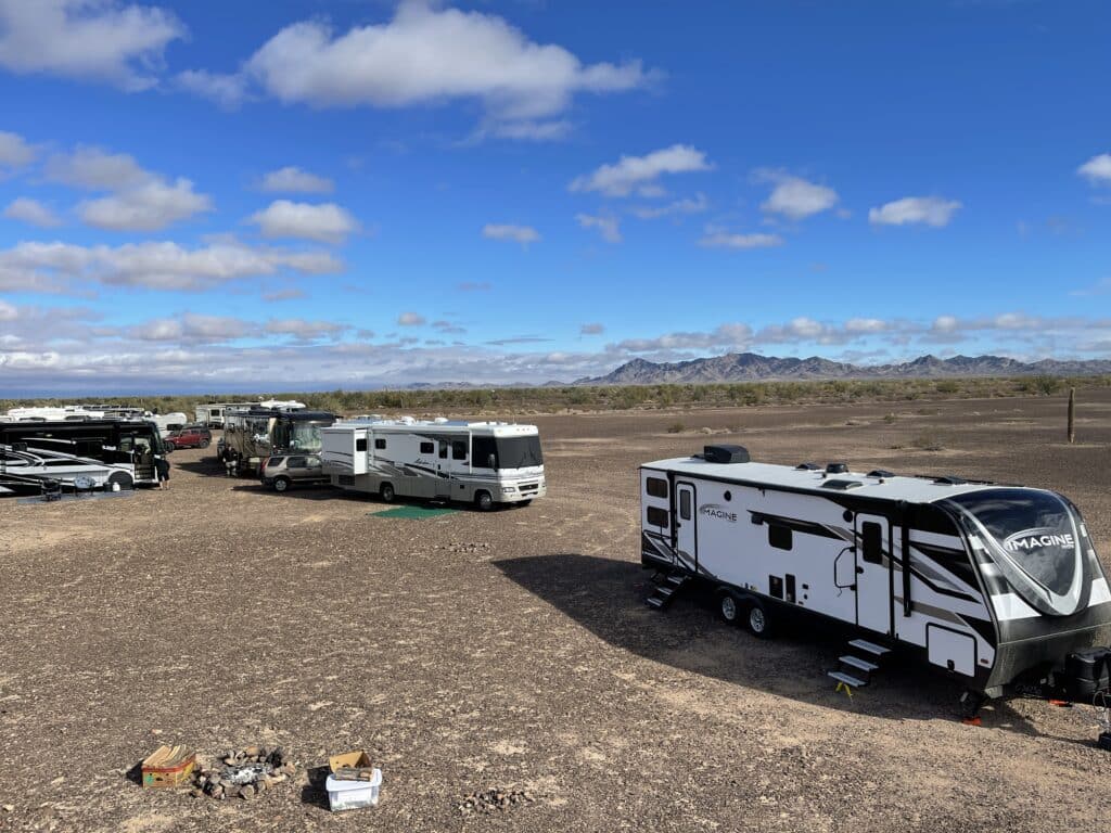 RV camping in Quartzsite AZ