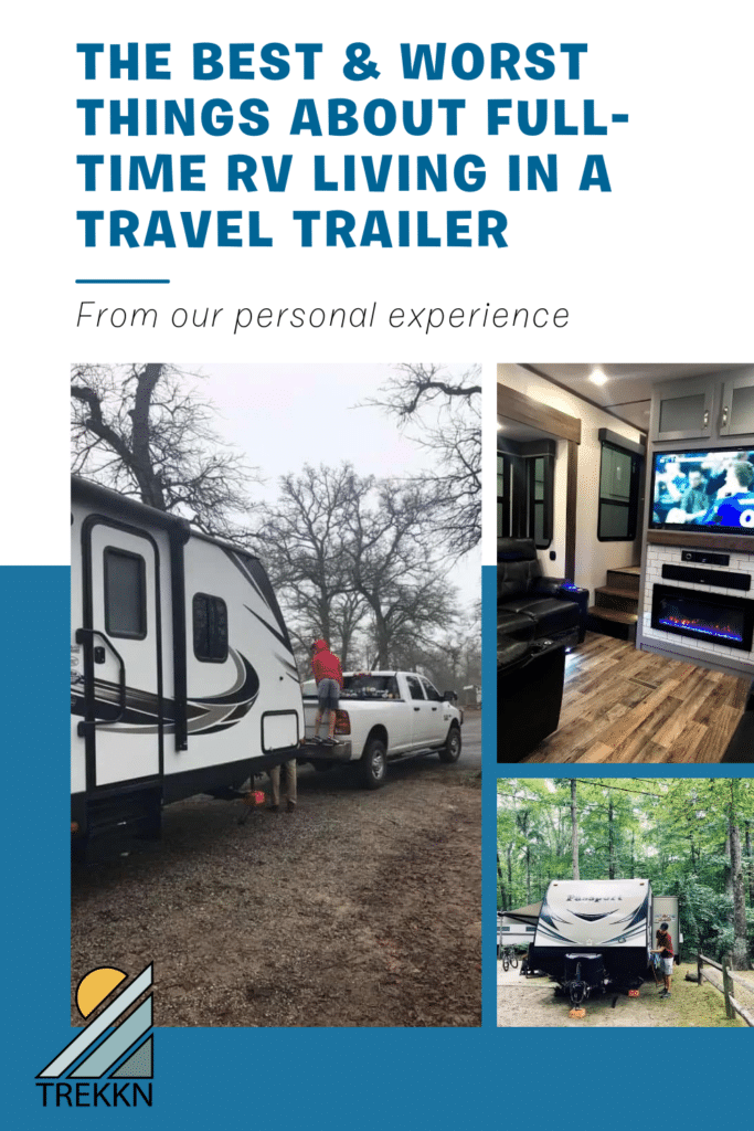 full time travel trailer living