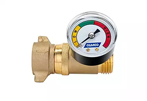Brass Water Pressure Regulator with Gauge