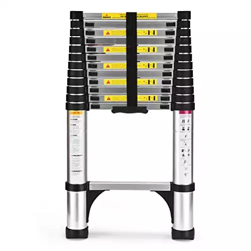 SocTone 12.5' Telescoping Ladder