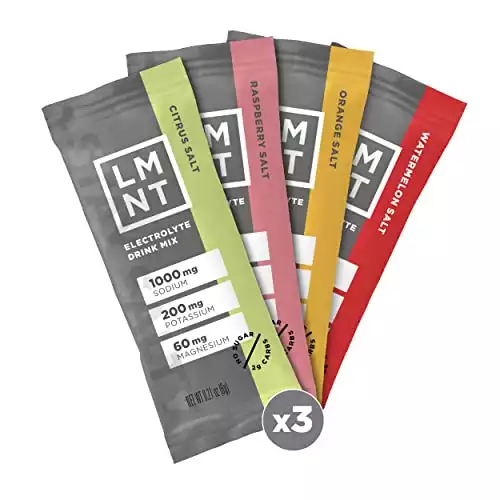 LMNT Zero-Sugar Electrolyte Powder | 12 Packets