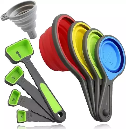 Collapsible Measuring Cups and Spoons