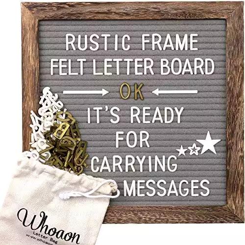 Wood Frame Letter Board