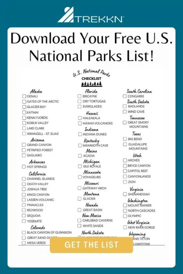 List of all national parks in the US