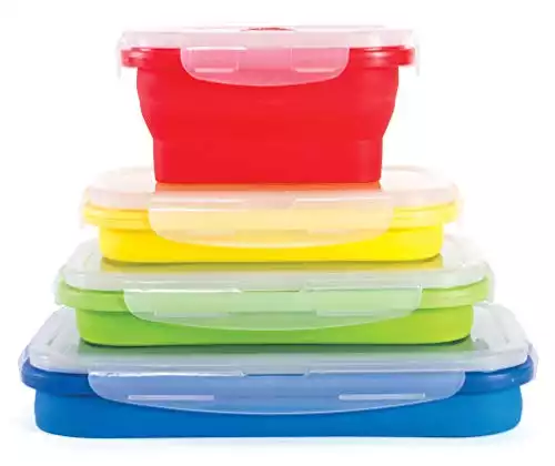 Thin Collapsible Containers