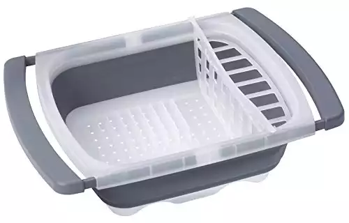 Collapsible Over-The-Sink Dish Drainer