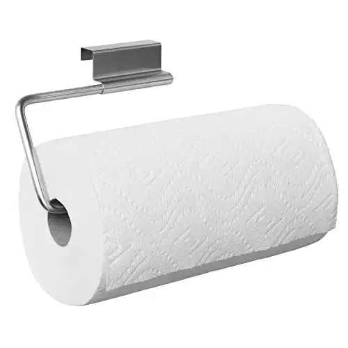 Over Cabinet Door Paper Towel Holder