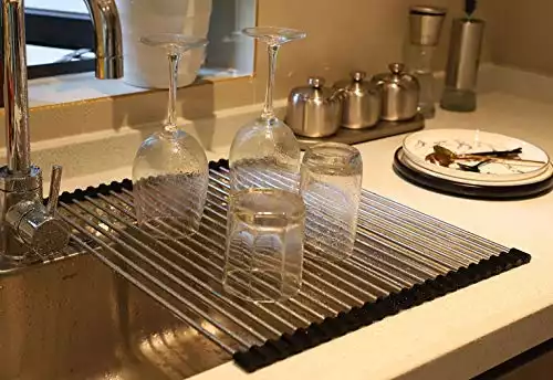 Roll Up Dish Drying Rack