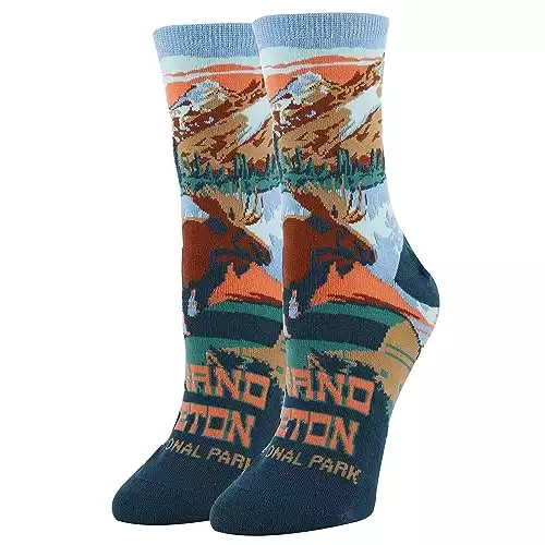 Crew Socks with National Parks Designs
