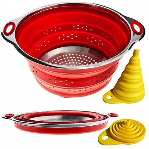 Collapsible Colander and Funnel
