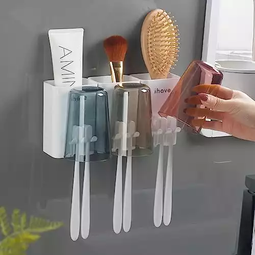 Wall Mounted Toothbrush Holders
