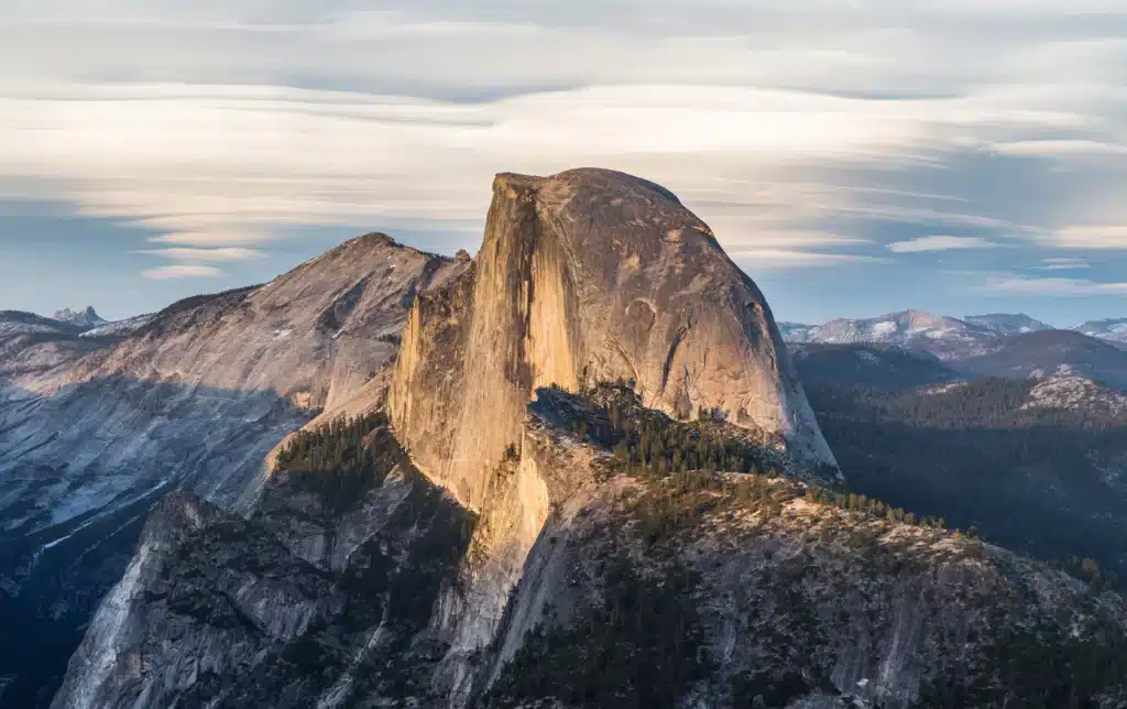 View of Half Dome in Yosemite National Park