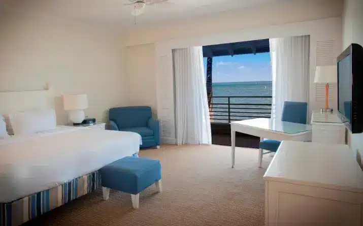 Waterfront room at South Seas Island Resort